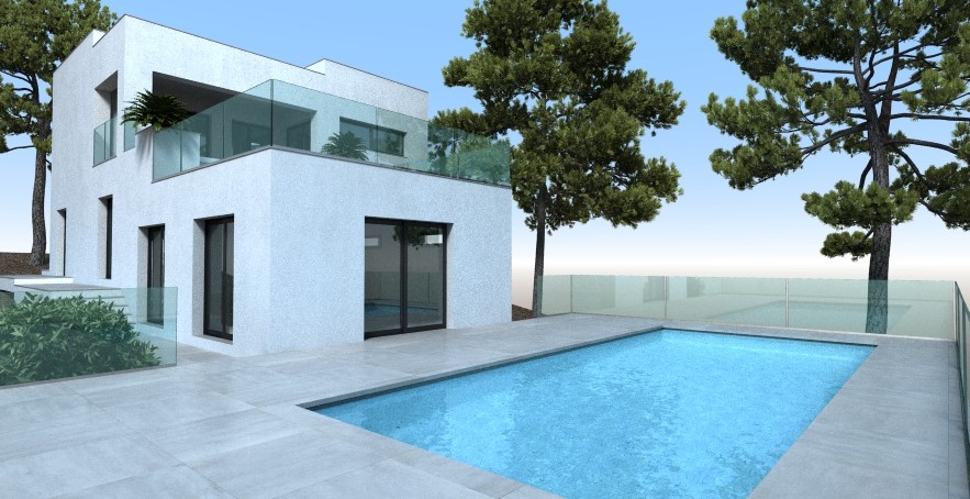 Freistehende Villa in Moraira