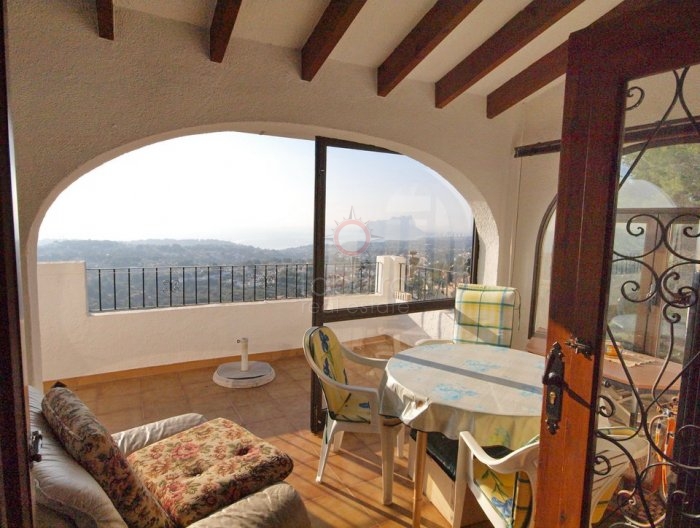 villa with sea views for sale in benimeit moraira