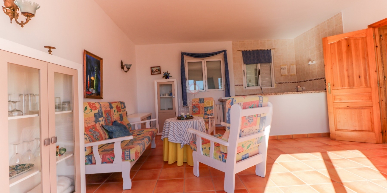 Villa con vistas al mar en venta en Moraira