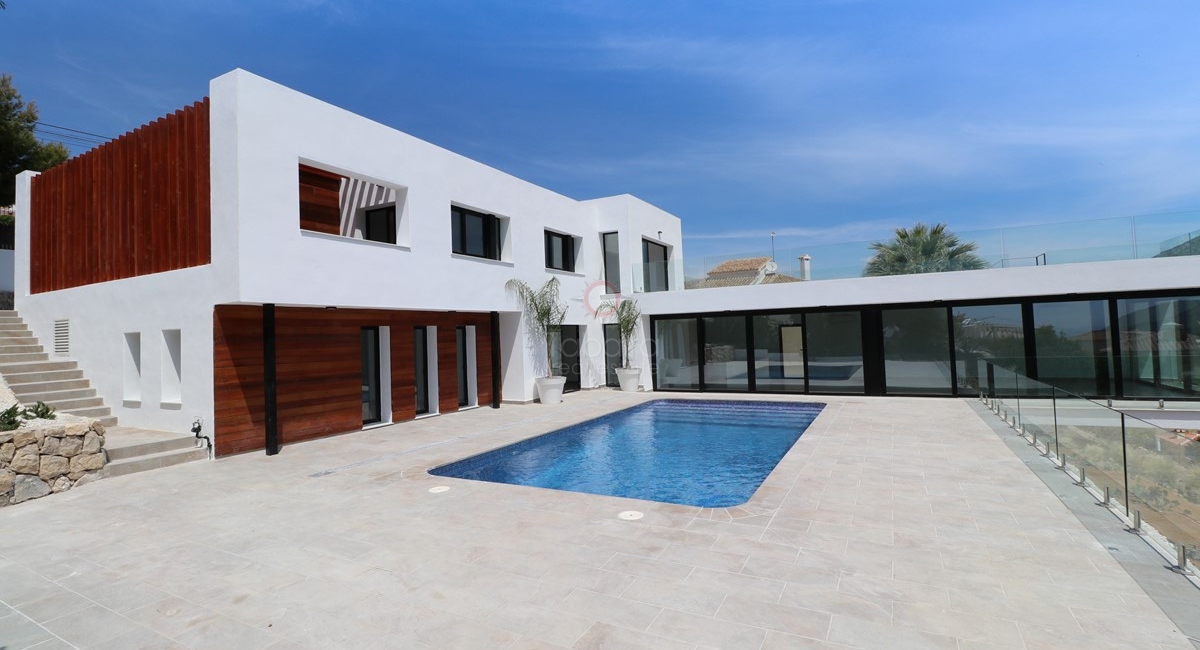 Eigenschaften, moderne Villa mit vier Schlafzimmern zum Verkauf in Moraira