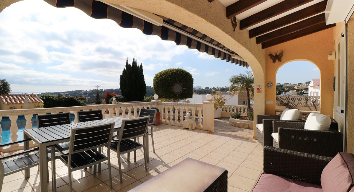 ✰ villa with sea view for sale in pinar de advocat moraira