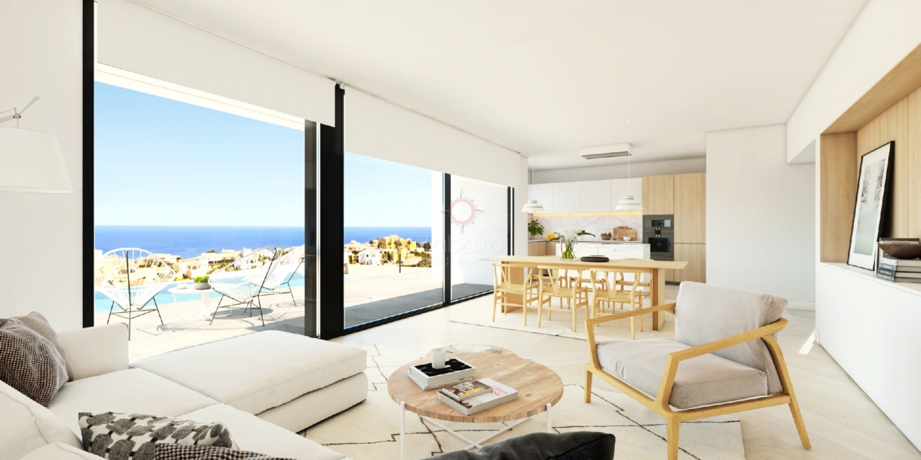 ▷ Villa de style contemporain avec vue mer à vendre à Cumbre del Sol