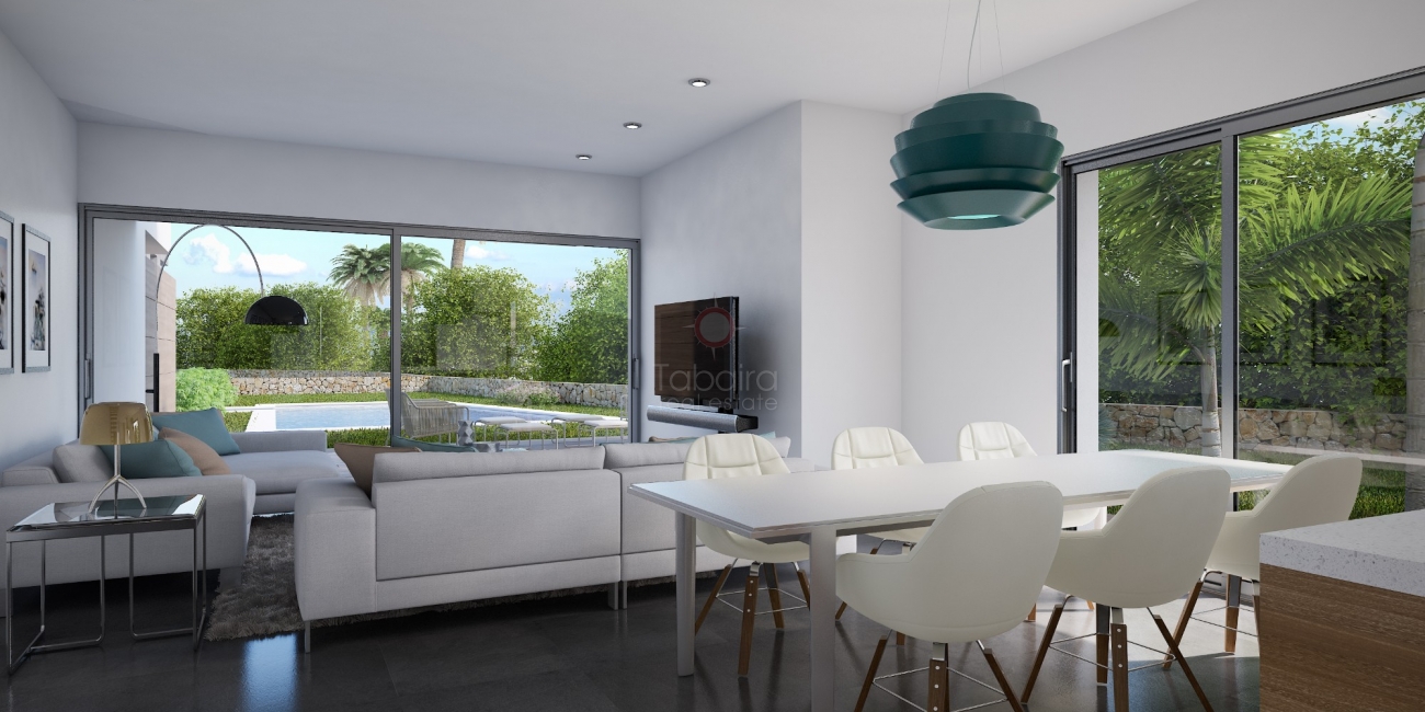 ▷  Villa de nueva construcción en venta en Cometa Moraira a pie de servicios