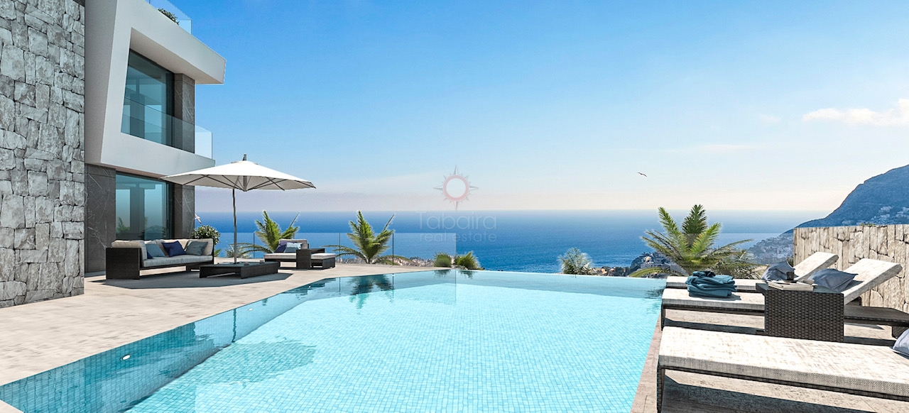 Sea View Neubau Villa zum Verkauf in Cucarres Calpe