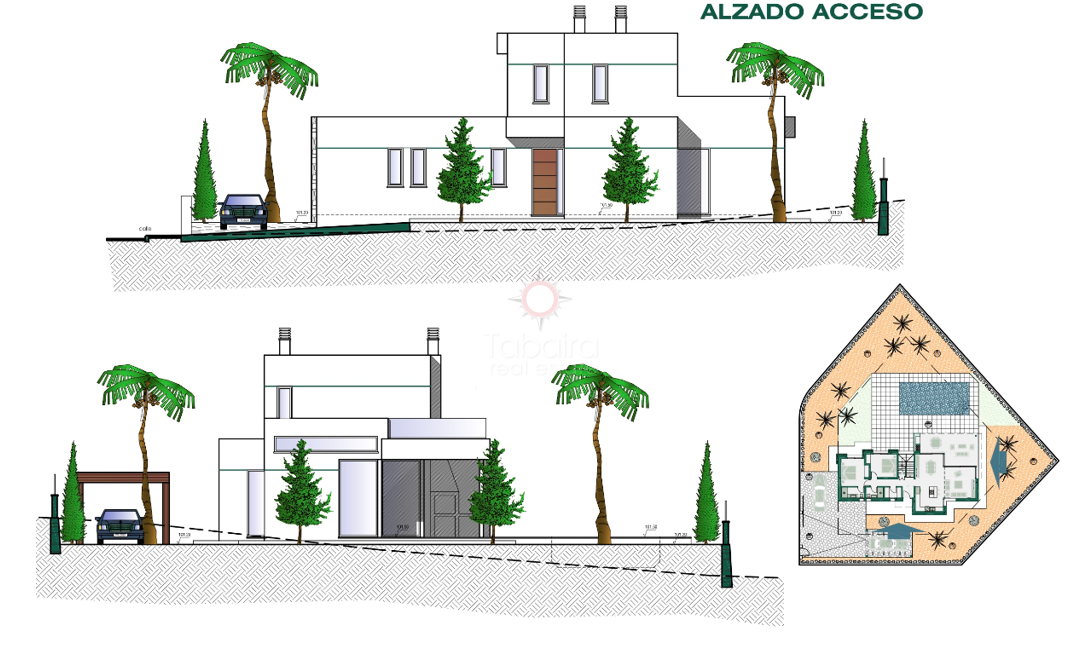 ▷ Moderne Villa mit Meerblick neben dem Strand in Benissa Costa