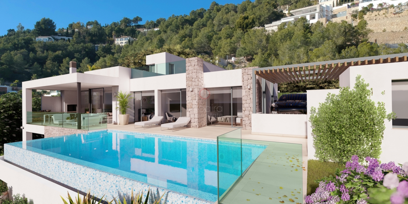 ▷ Villa neuve à vendre à Benissa avec vue sur la mer