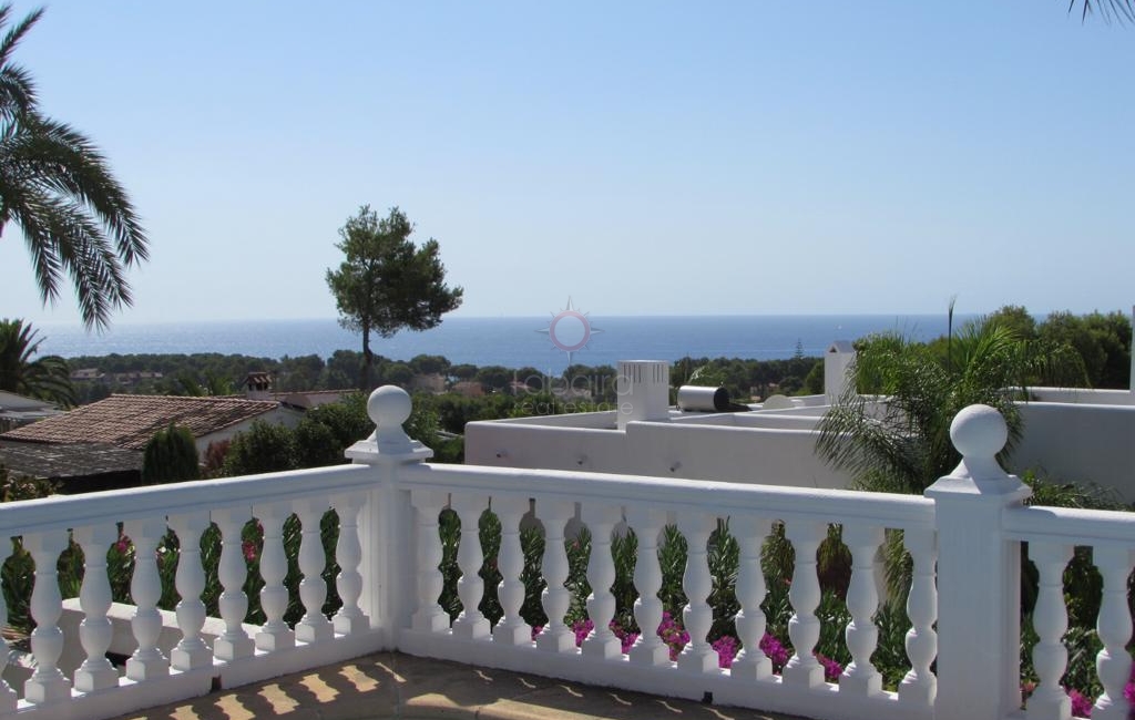 Luxury sea view villa in Moraira a short walk to town