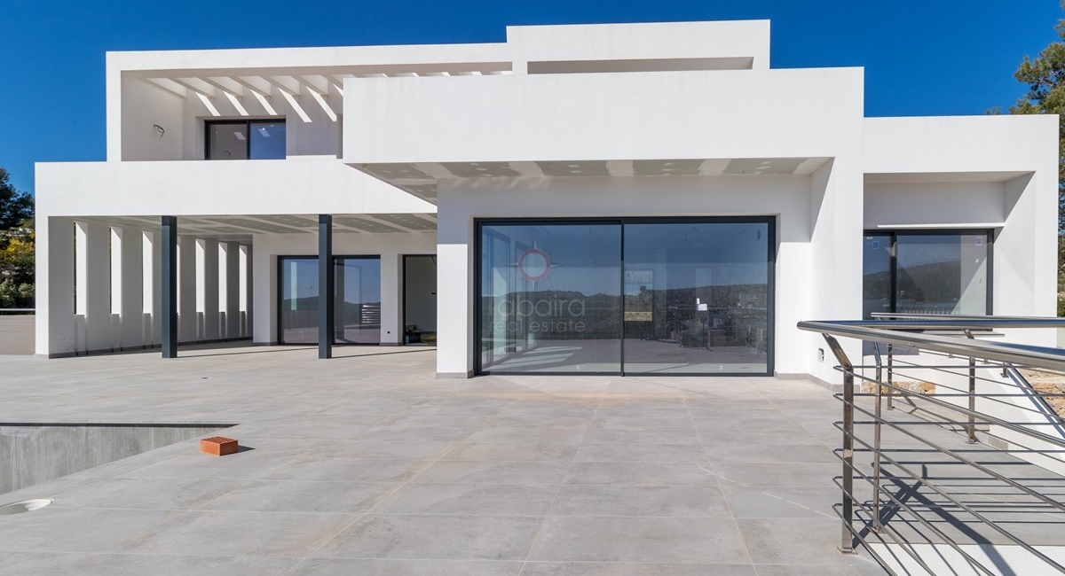 Villa neuve vue mer à vendre près de Moraira Costa Blanca