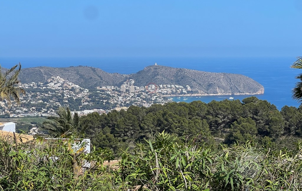 Finca con vistas al mar en venta en la costa de Moraira