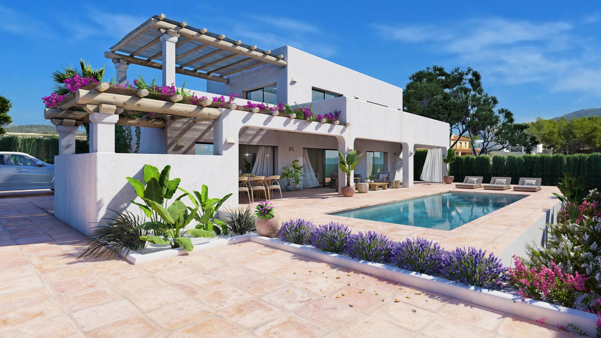 browser De onze Begraafplaats ▷ Luxe Ibiza Style Villa te koop in Moraira