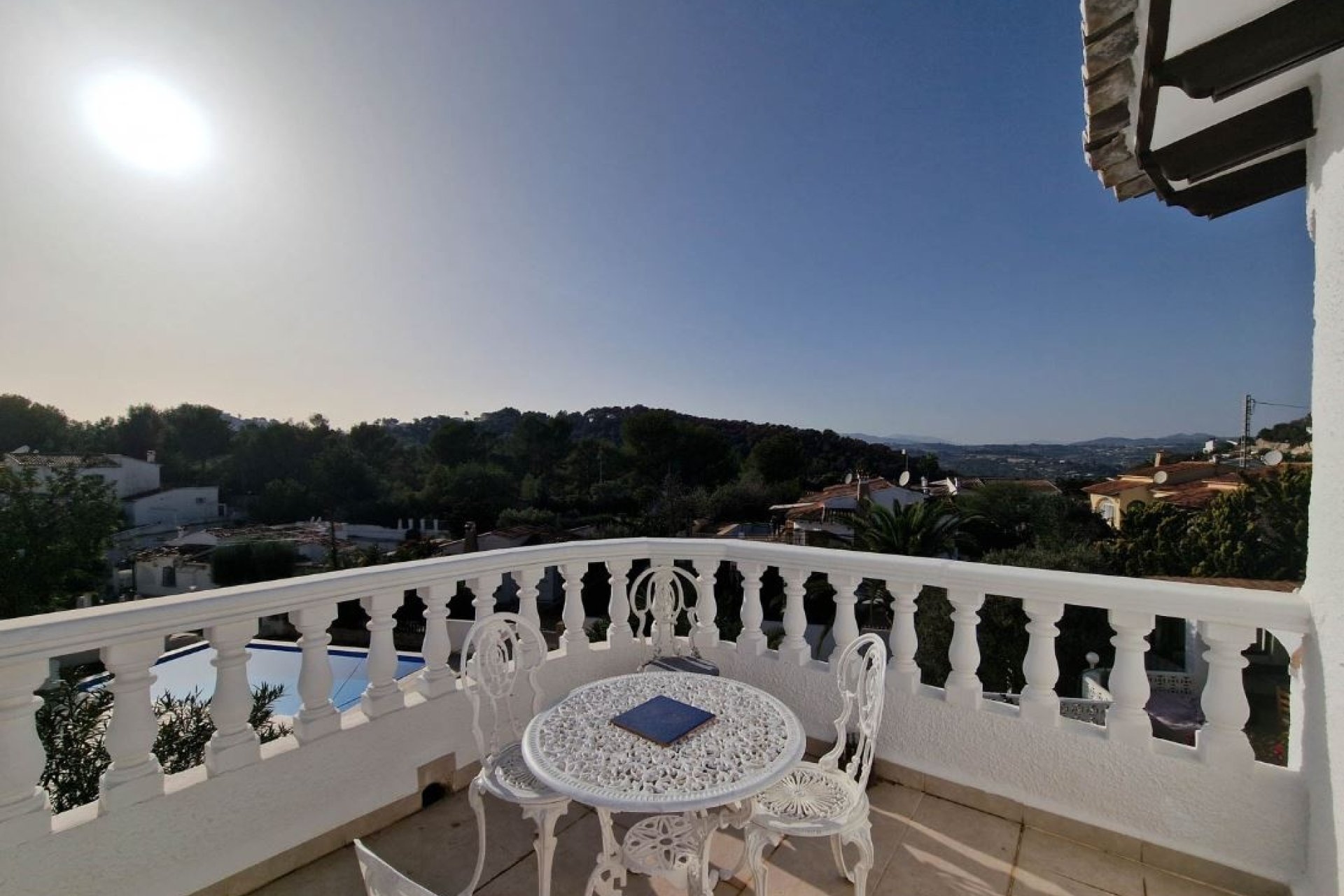 Balkon en uitzicht - El Portet Moraira Eigendom te Koop