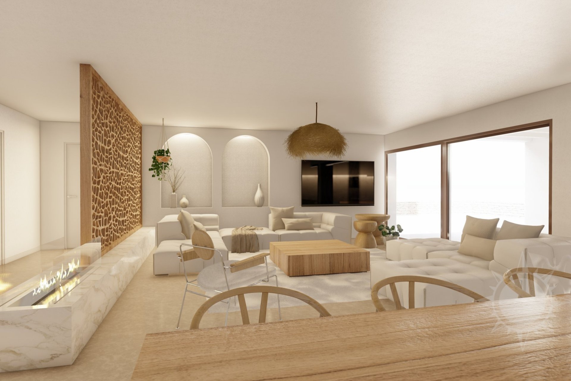 Exclusiva Villa en Estilo Ibiza en venta en Moraira