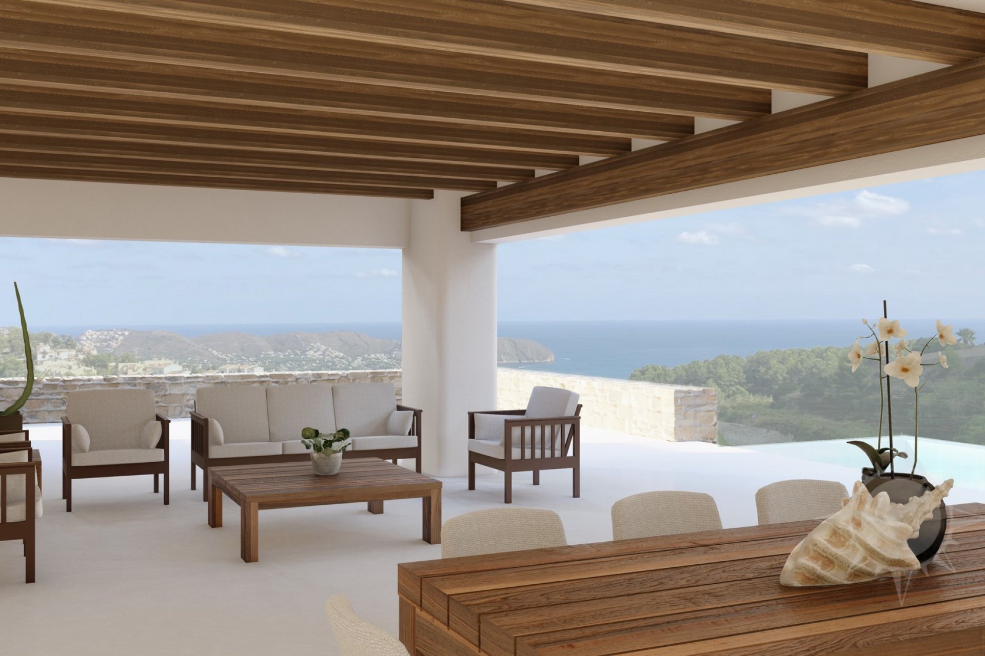 Exclusive Villa in Ibiza Style for sale in Moraira