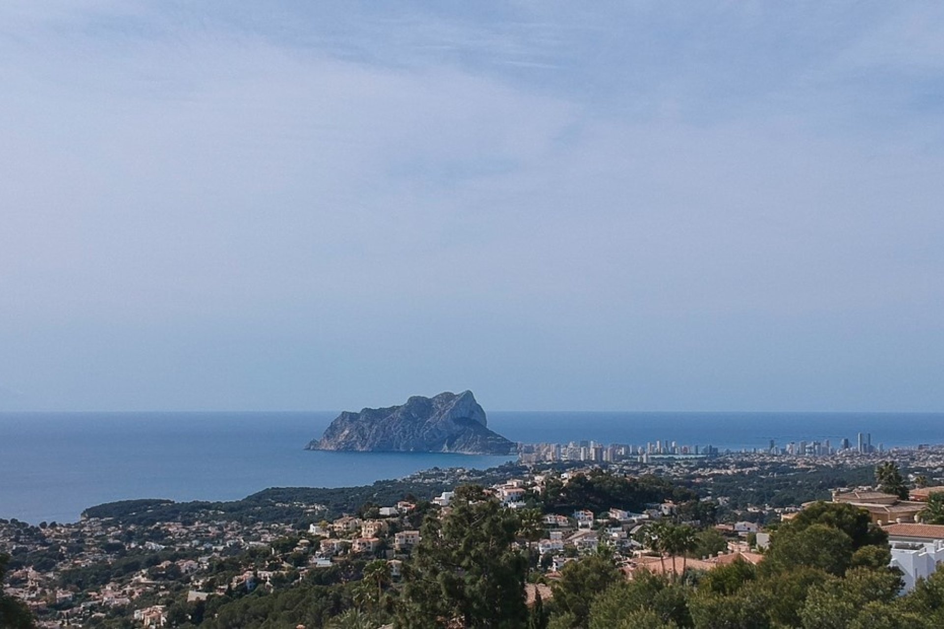Finca vue mer à vendre sur la côte de Moraira