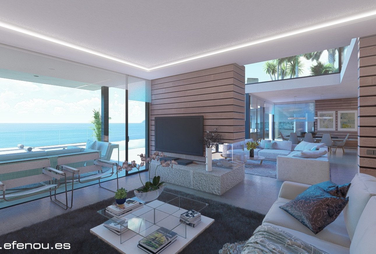 Frontline Villen zum Verkauf in Moraira Costa Blanca