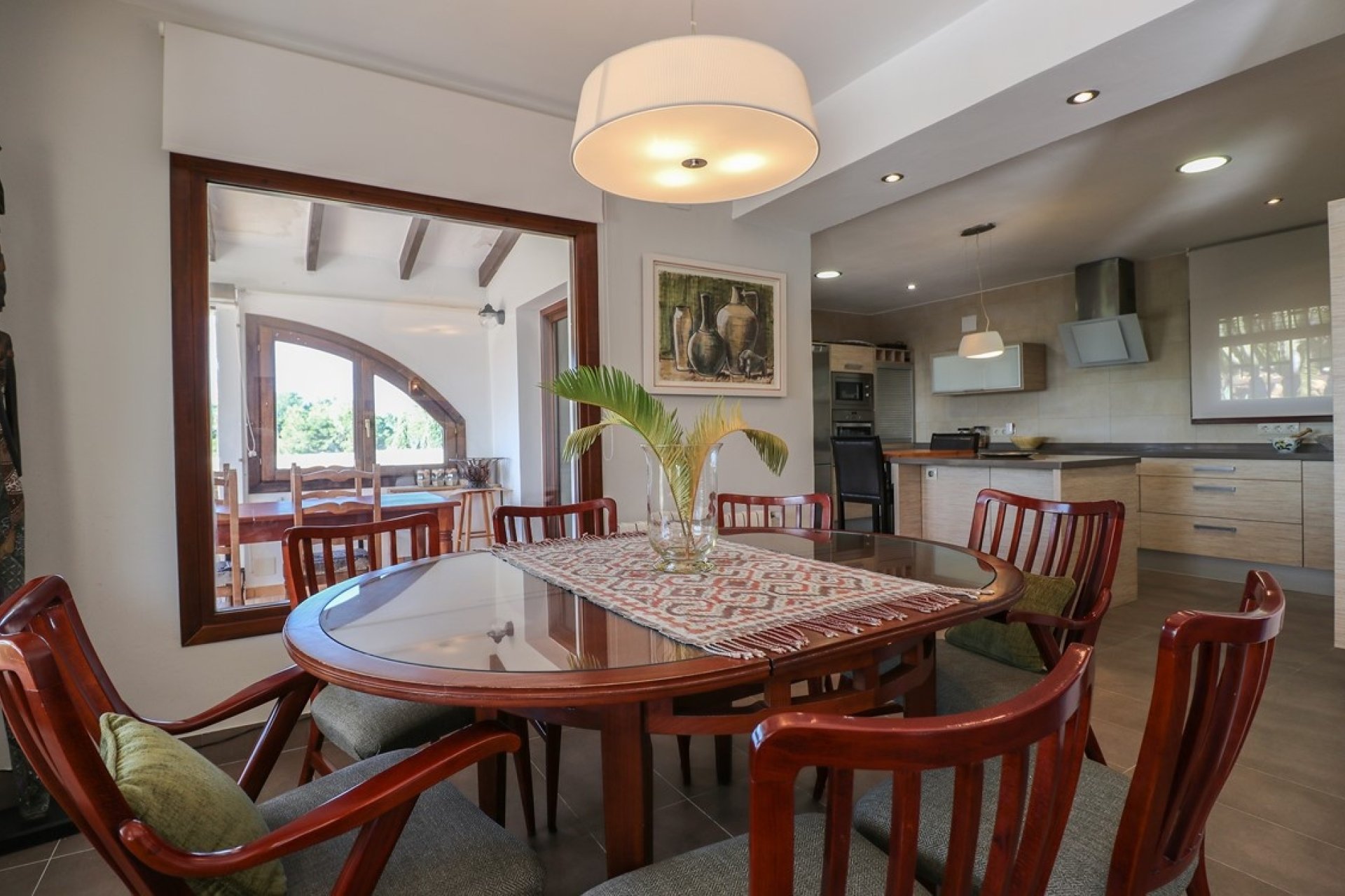 Küche und Esszimmer auf dem Grundstück in El Portet Moraira