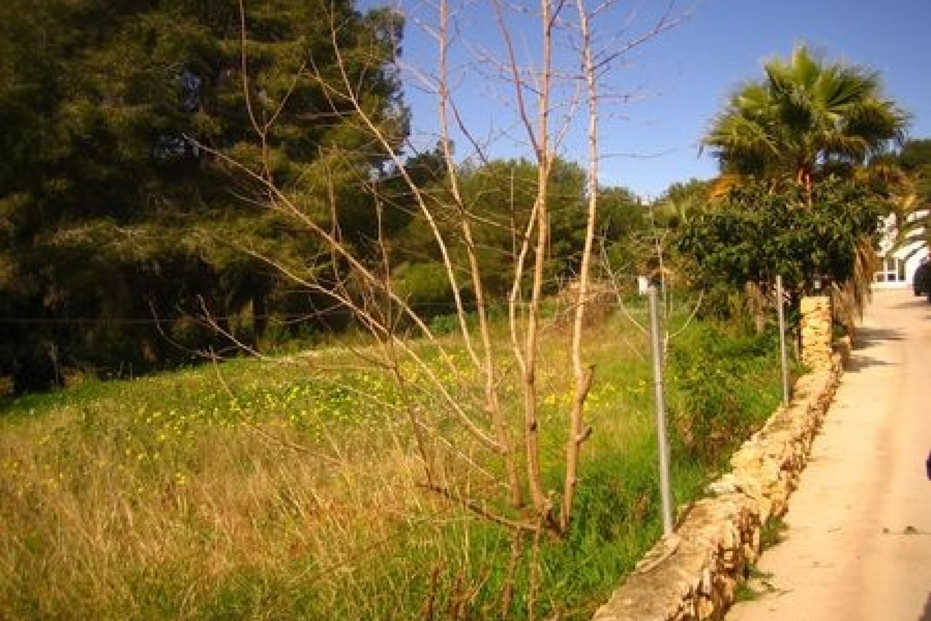 land for sale close the beach the beach in El Portet, Moraira in the Costa Blanca, Spain