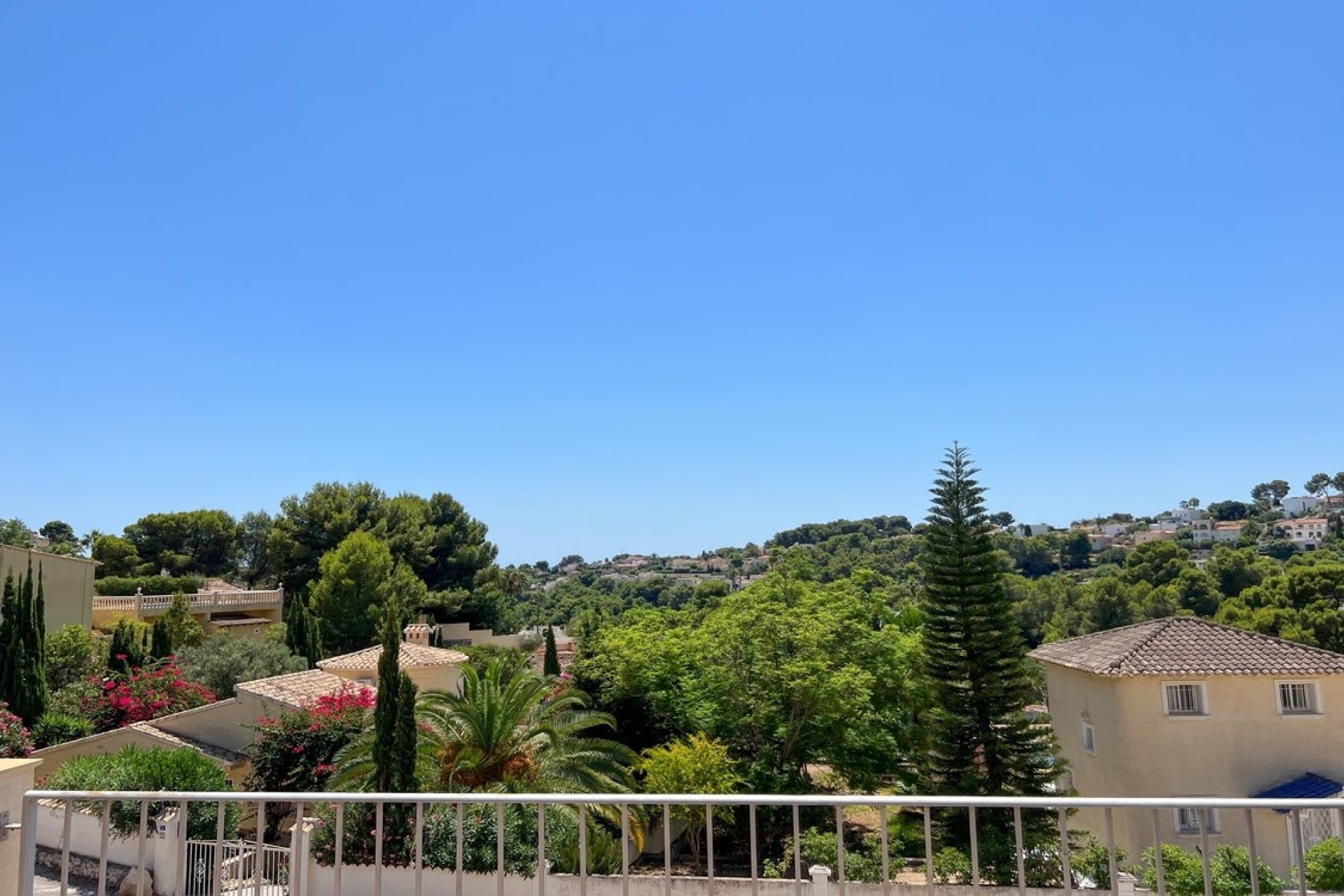 Las vistas en Jardines de Montemar Benissa