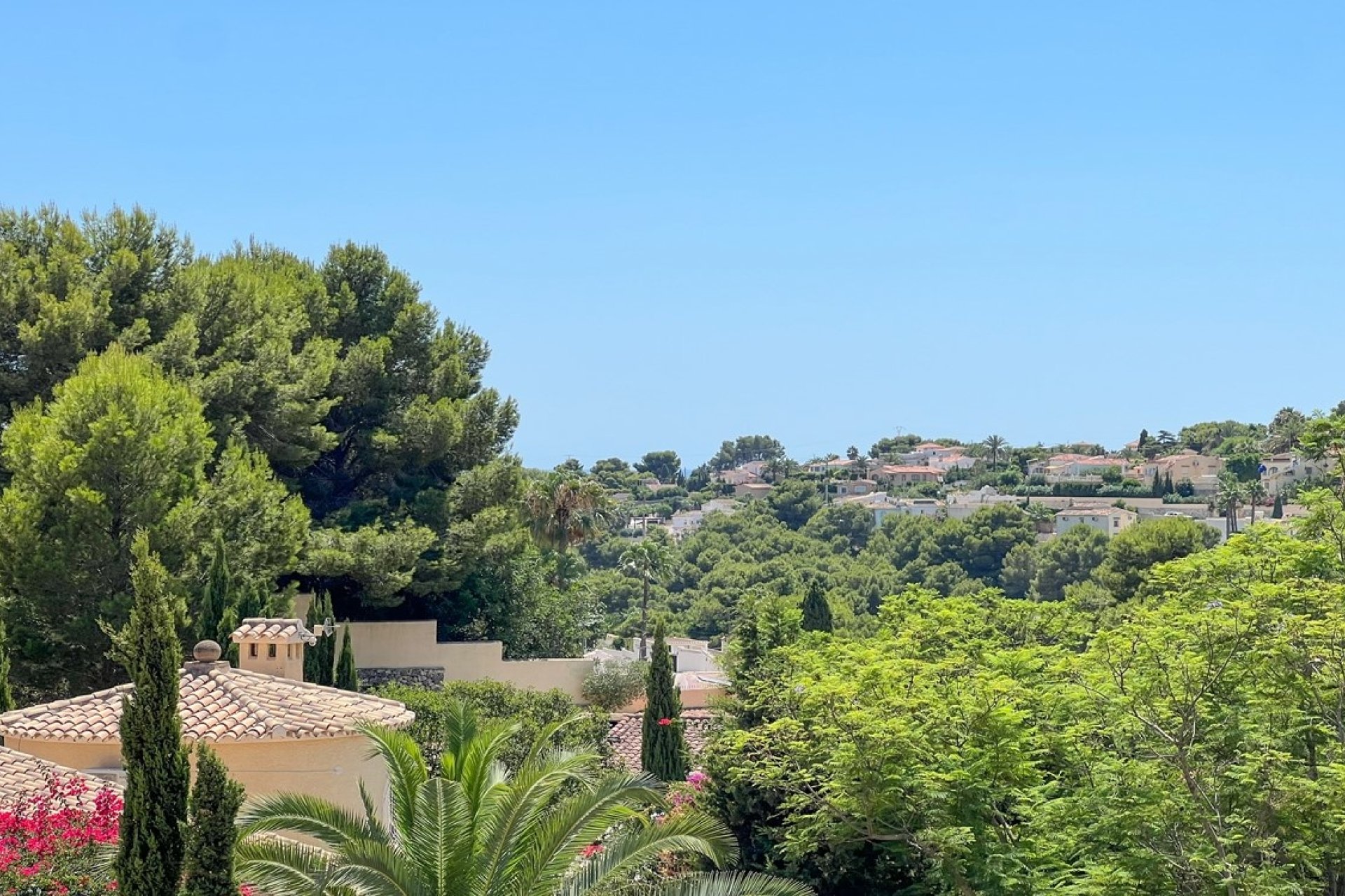 Las vistas en Jardines de Montemar Benissa