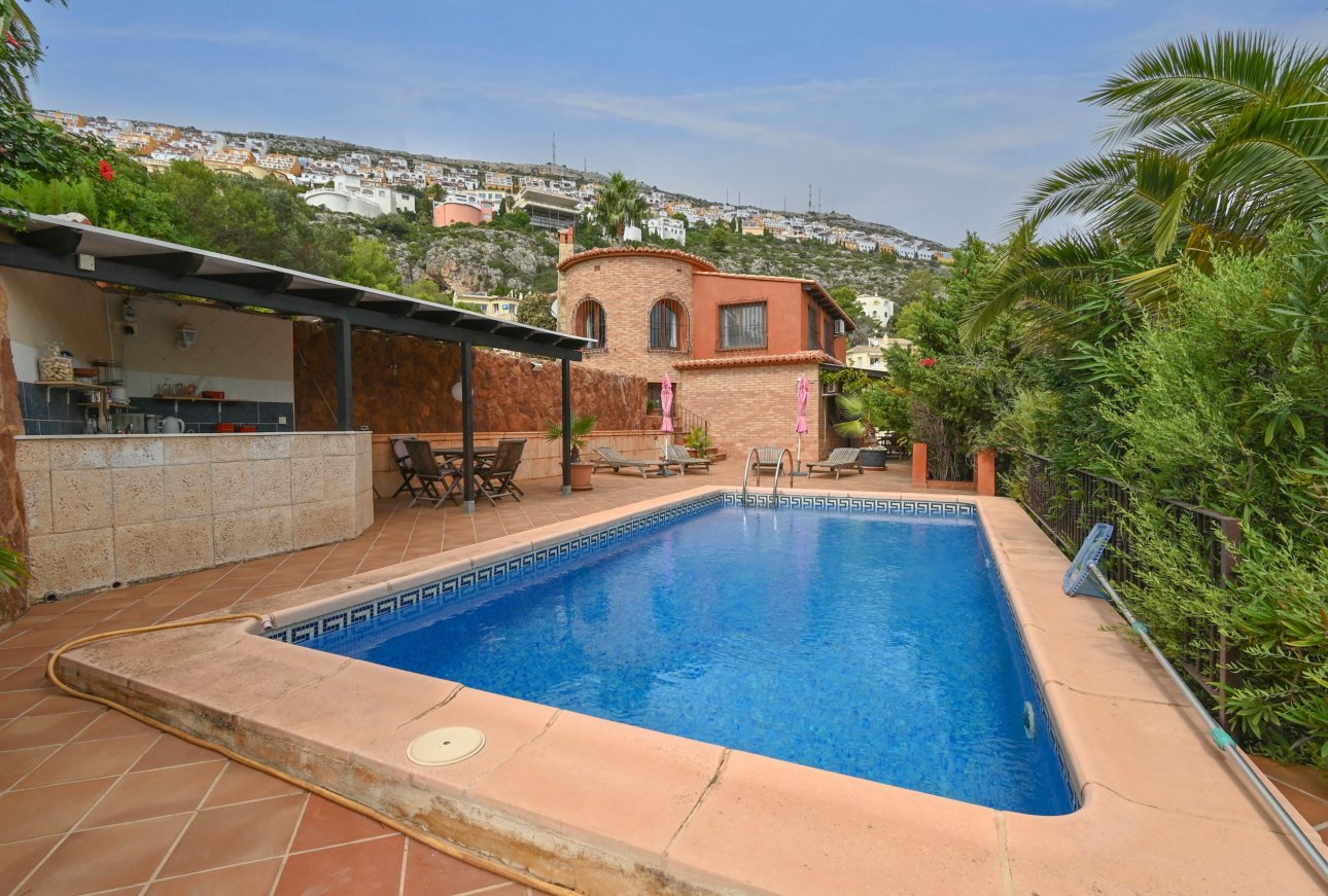 Mediterrane Villa mit Meerblick in Cumbre del Sol, Benitachell zu verkaufen