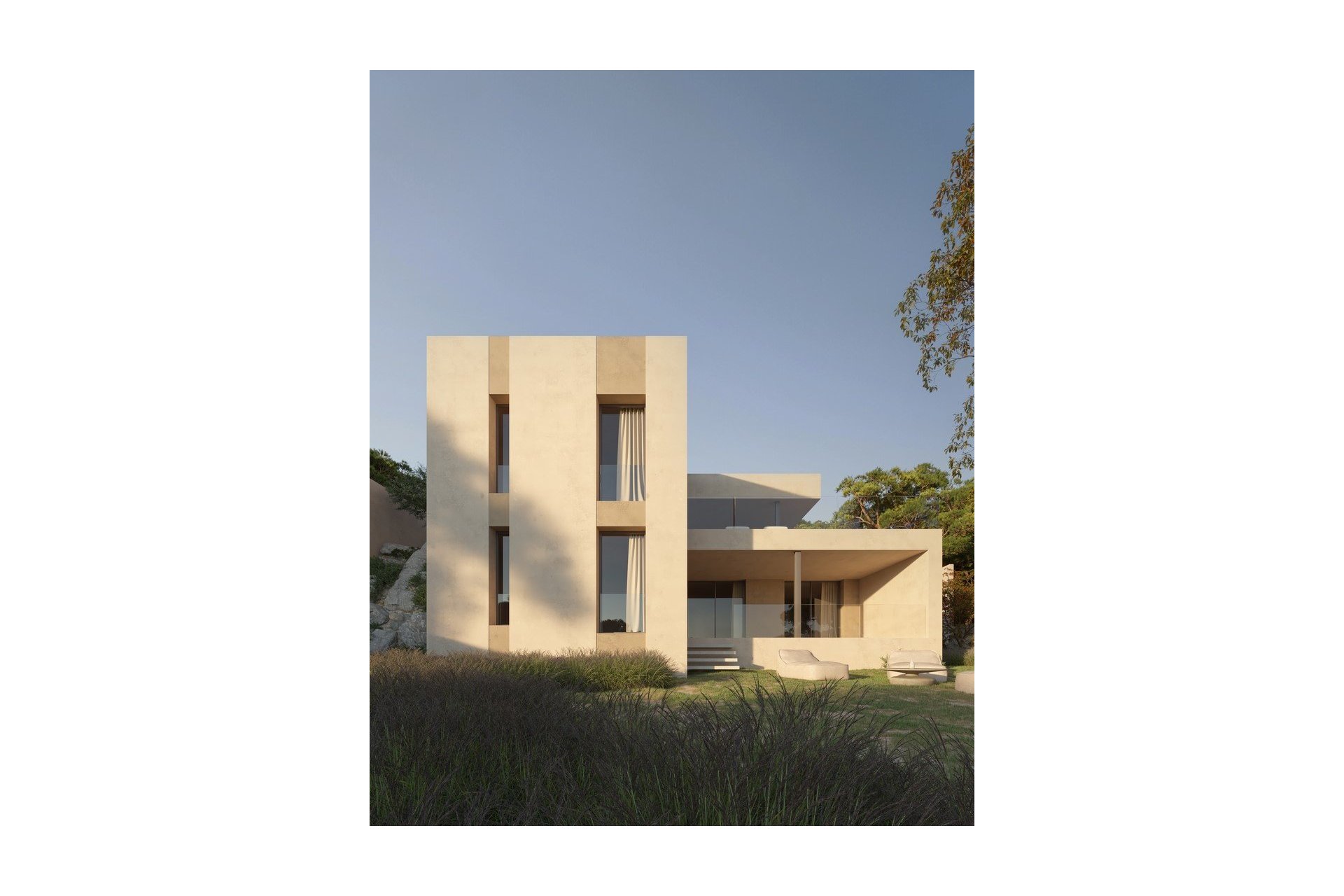 Modern Villa with Sea Views next to Fustera Beach Benissa