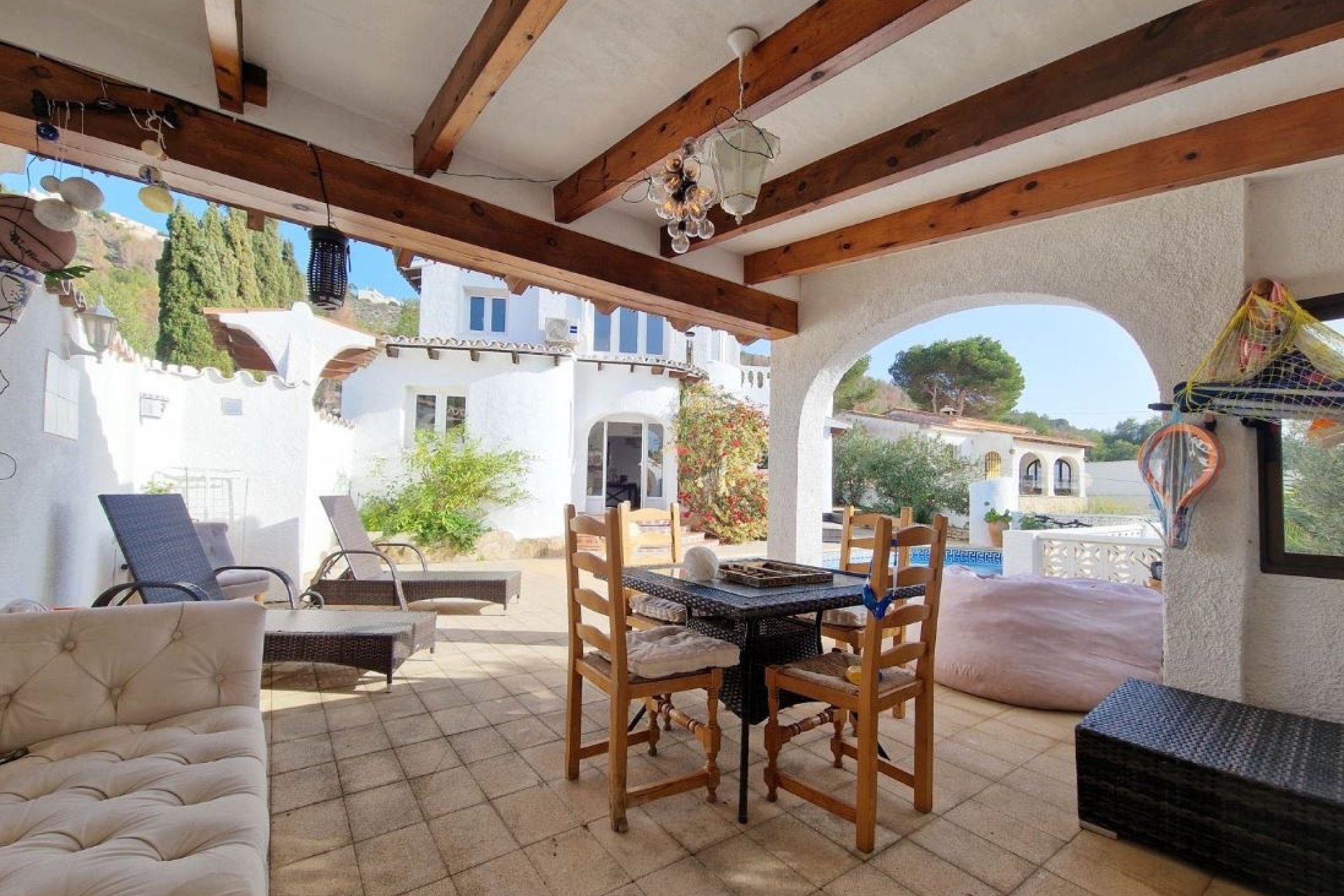 Moderna Casa Mediterránea Cerca de la Playa del Portet Moraira