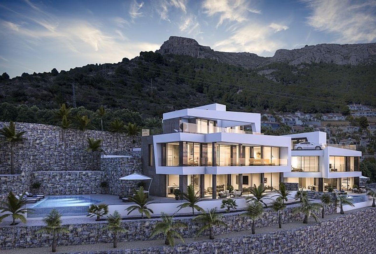 Neubau Luxusvilla zum Verkauf in Cucarres Calpe