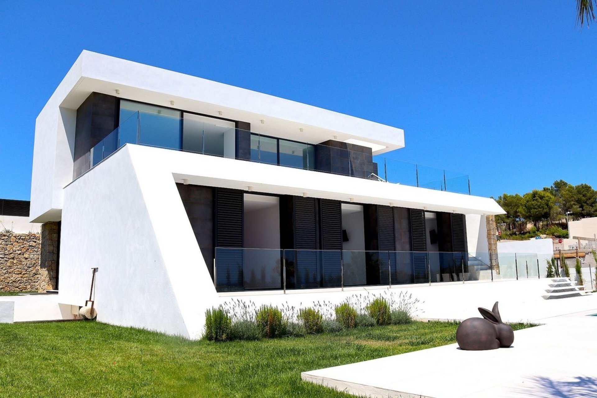 Neubau Villa zum Verkauf in Moraira mit Meerblick