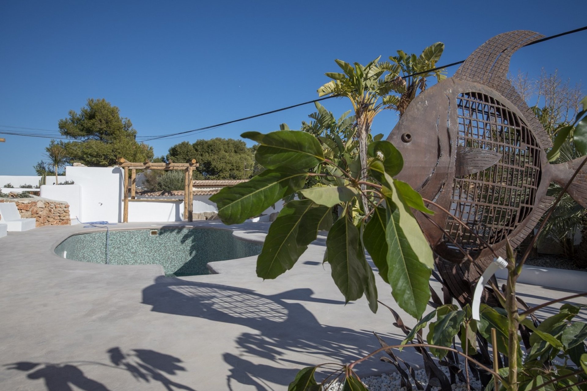 New Ibiza Style Villa for sale in Benimeit Moraira