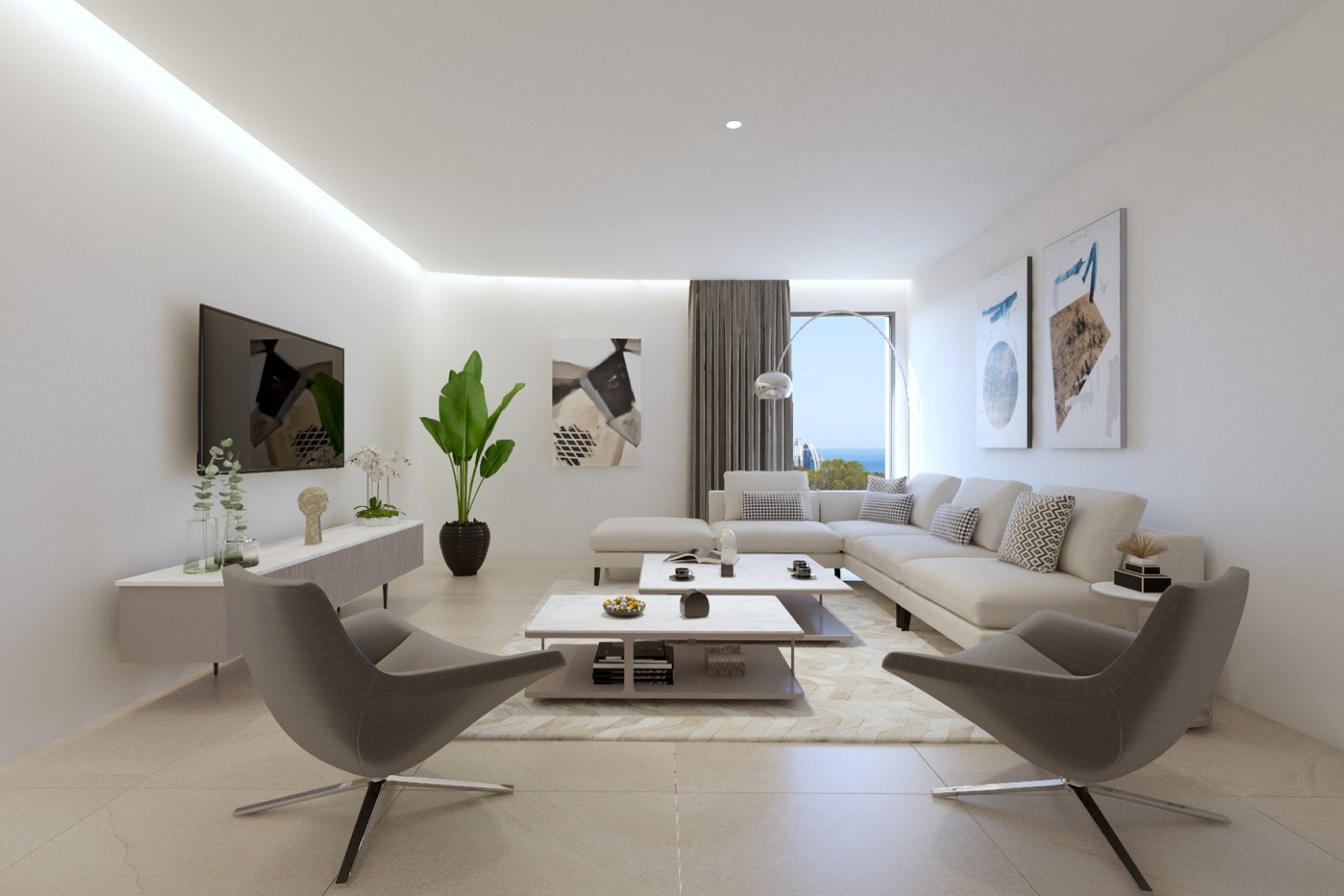 Obra nueva - Villa - Finestrat - Sierra Cortina
