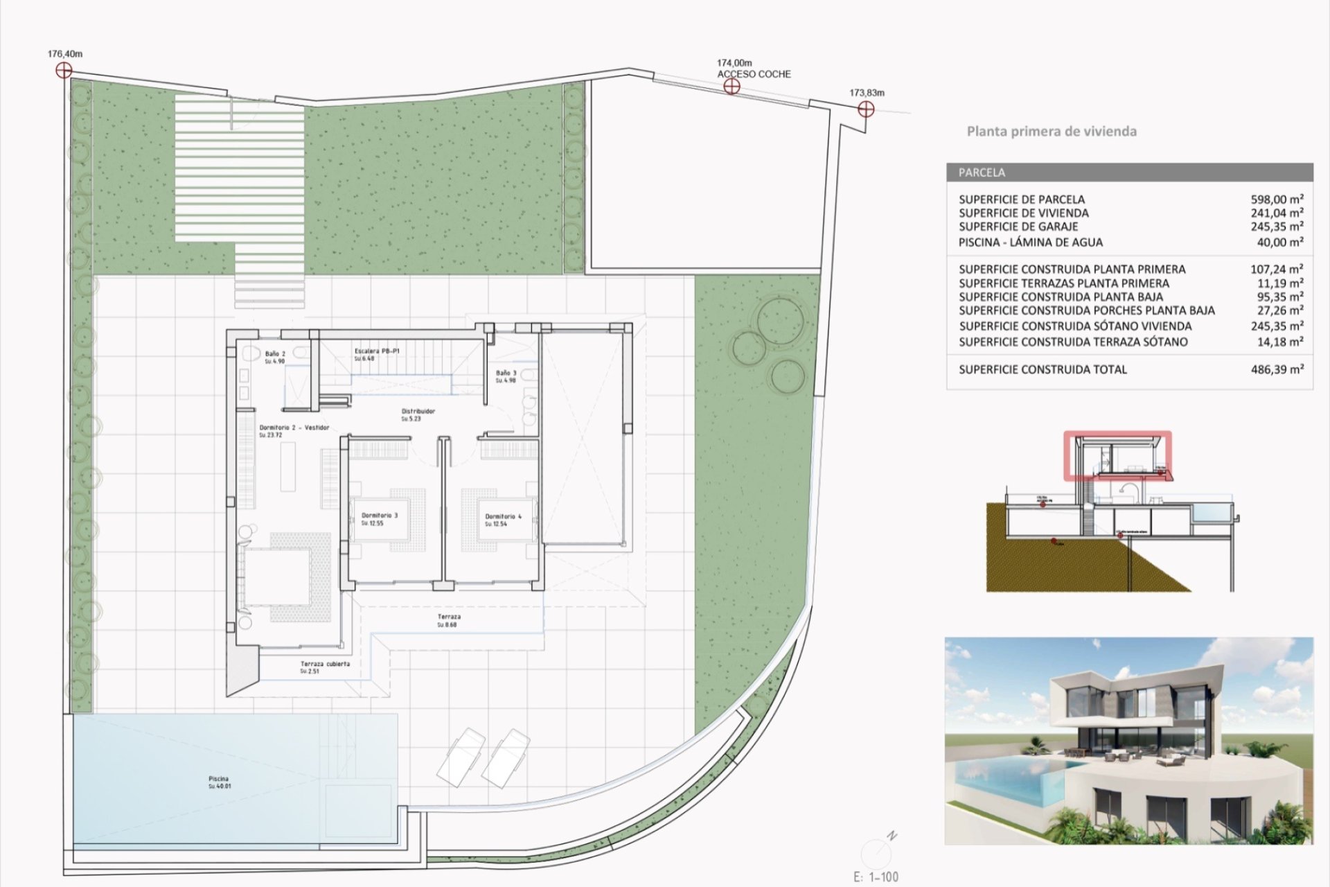 Obra nueva - Villa - Finestrat - Sierra Cortina