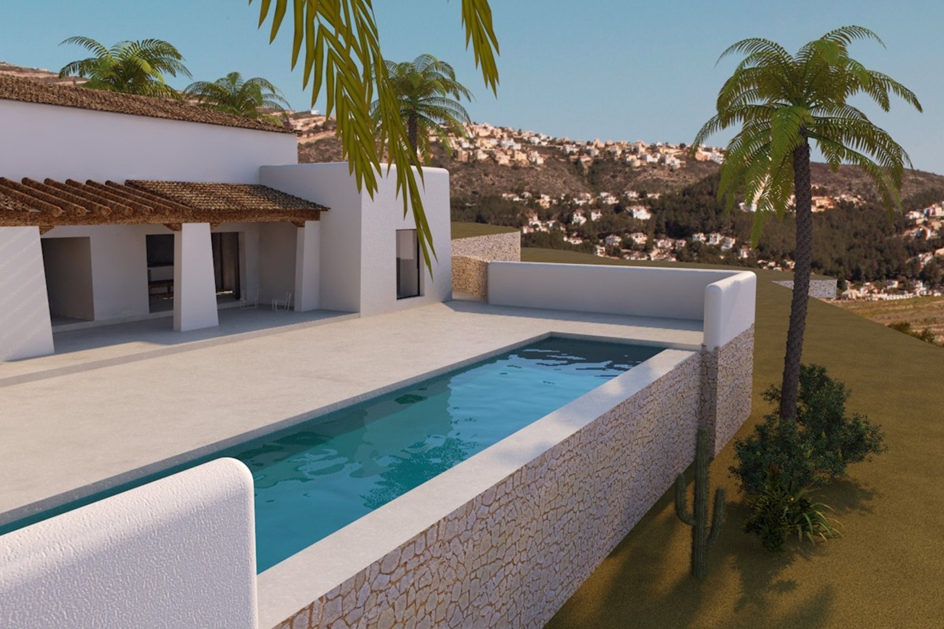 Piscina de 16 metros en Finca La Bohemia