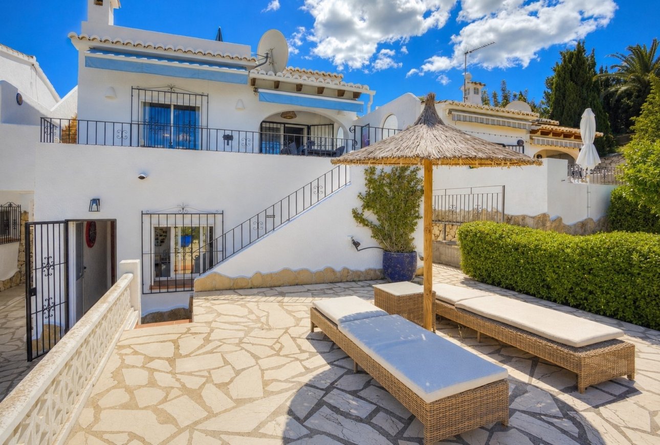 Pla del Mar Moraira Villa for Sale with Pool & Gardens