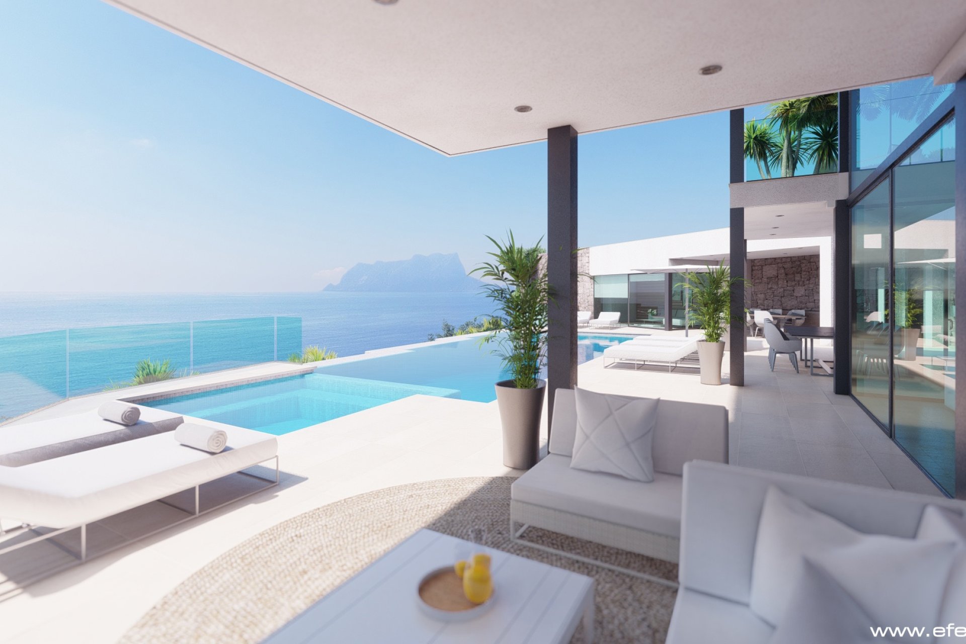 Propriétés de luxe avec vue mer à vendre à Moraira Costa Blanca