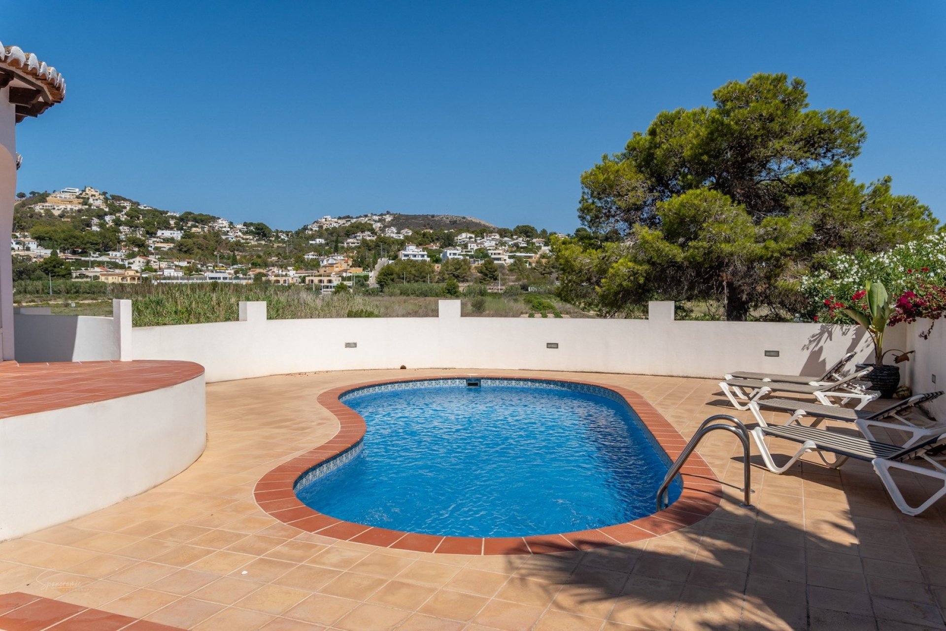 Sabatera Villa, Moraira, Meerblick, Spaziergang zur Stadt - Poolterrasse