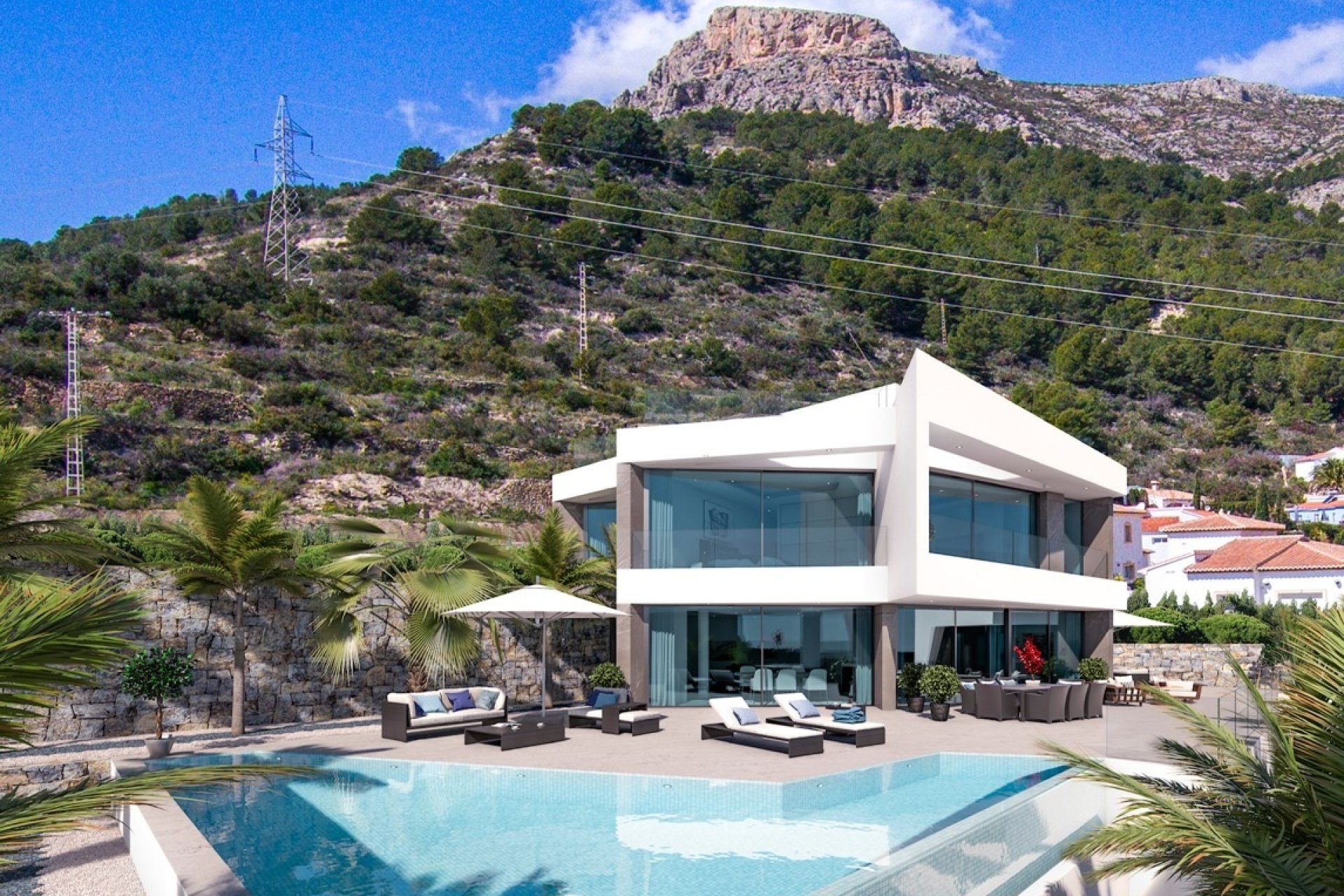 Sea View Neubau Villa zum Verkauf in Cucarres Calpe