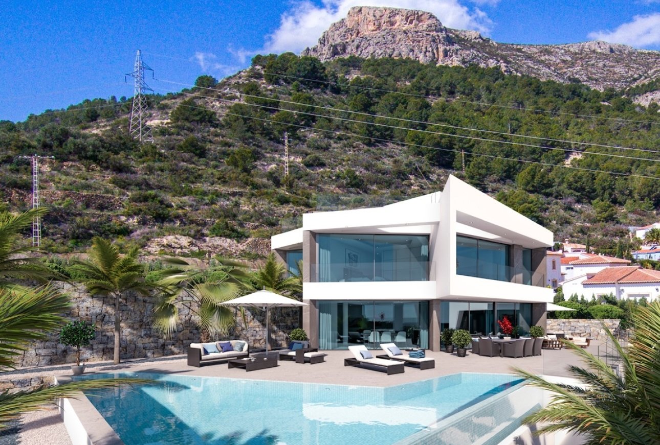 Sea View New Build Villa for Sale in Cucarres Calpe