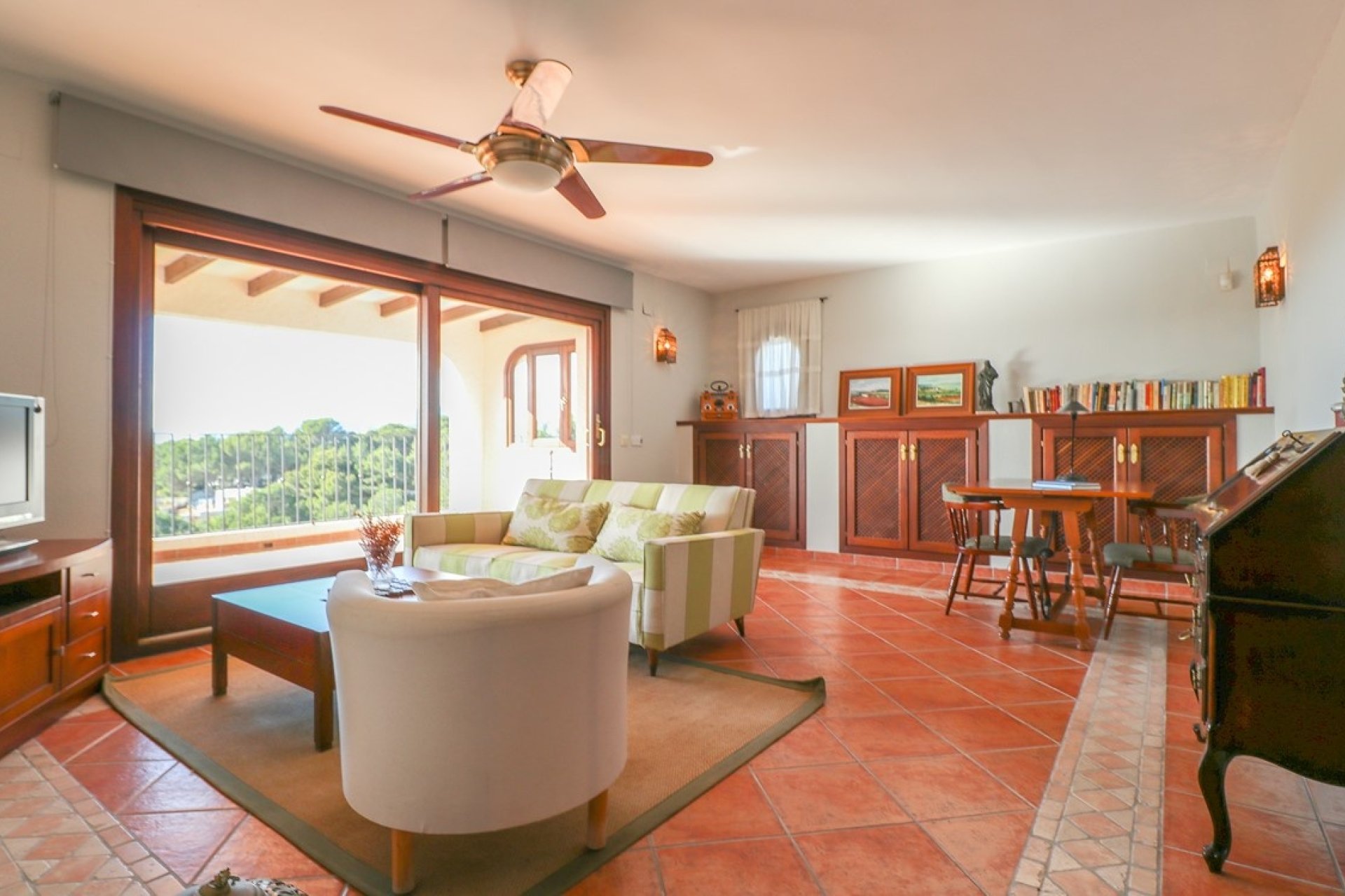 second lounge in the villa in el portet moraira