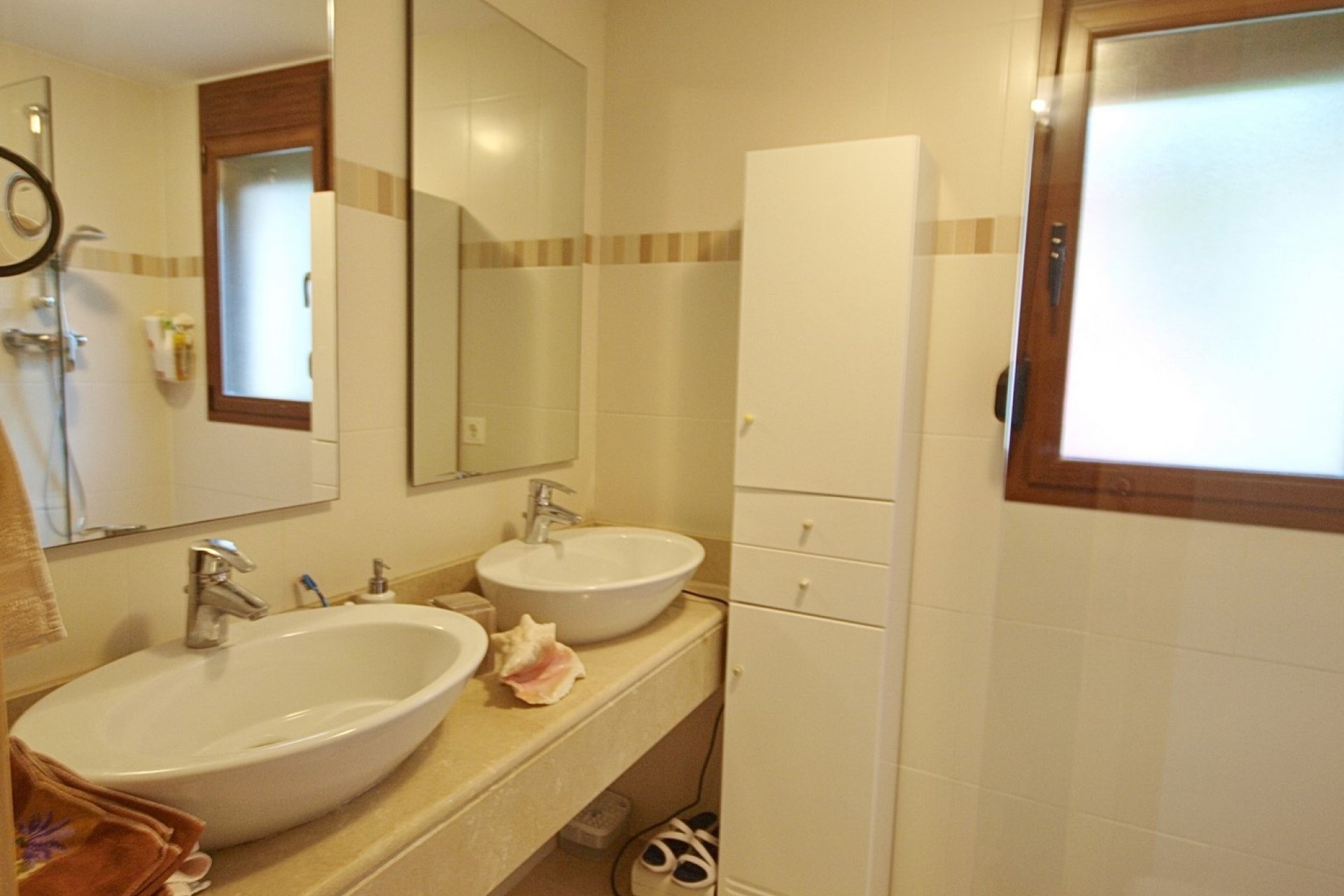 shower room in apartment jardines de montemar benissa