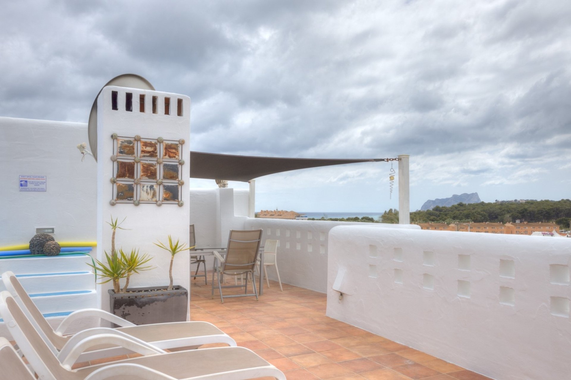 Solarium privé sur le toit - Appartement à vendre à Club Moraira