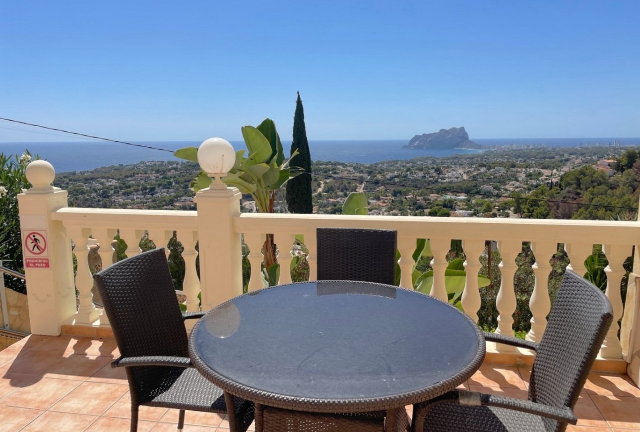 Terras Zeezicht - Luxe Villa Benimeit Moraira