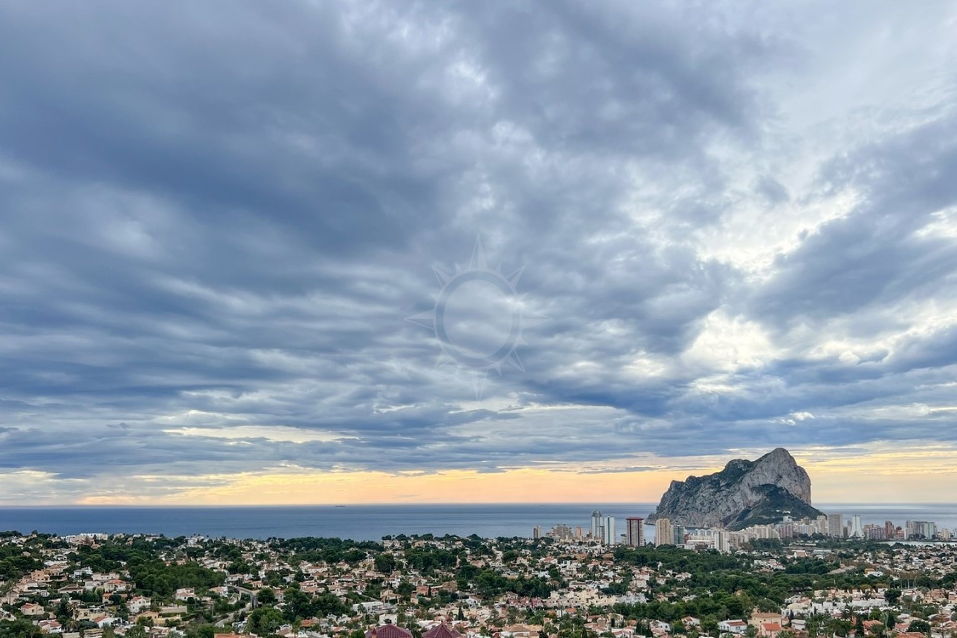 Uitzicht op zee vanaf Imperial Park Calpe