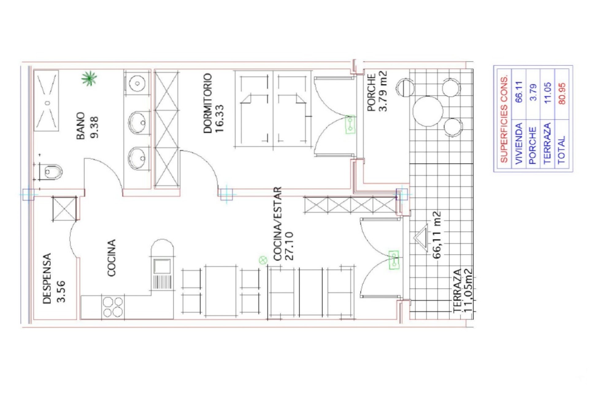 Venta - Apartamento - Benissa - Parques Casablanca
