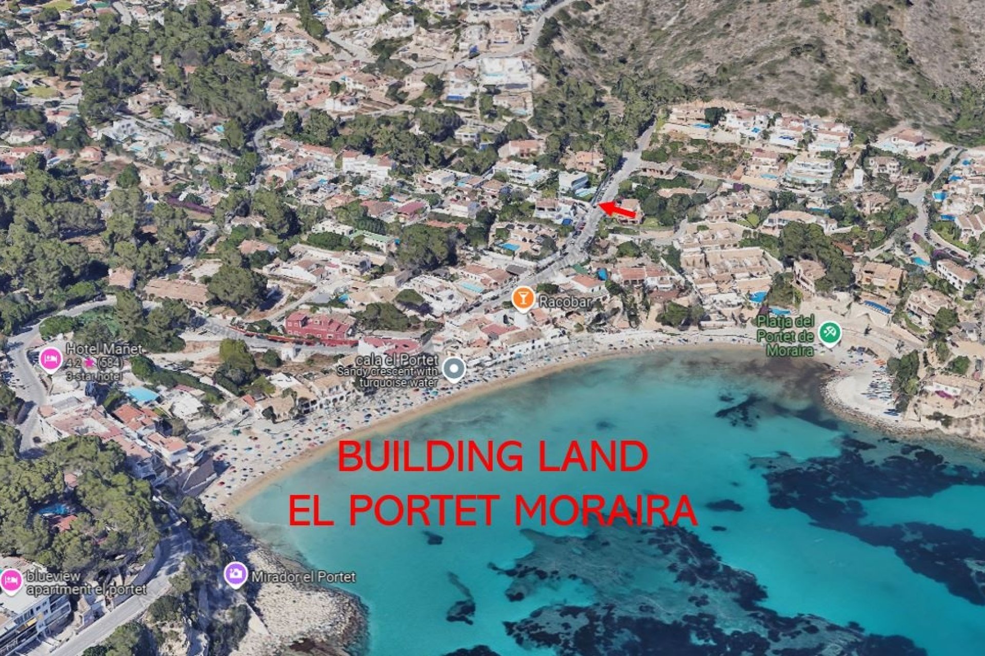 Vente - Terrain - Moraira - El Portet