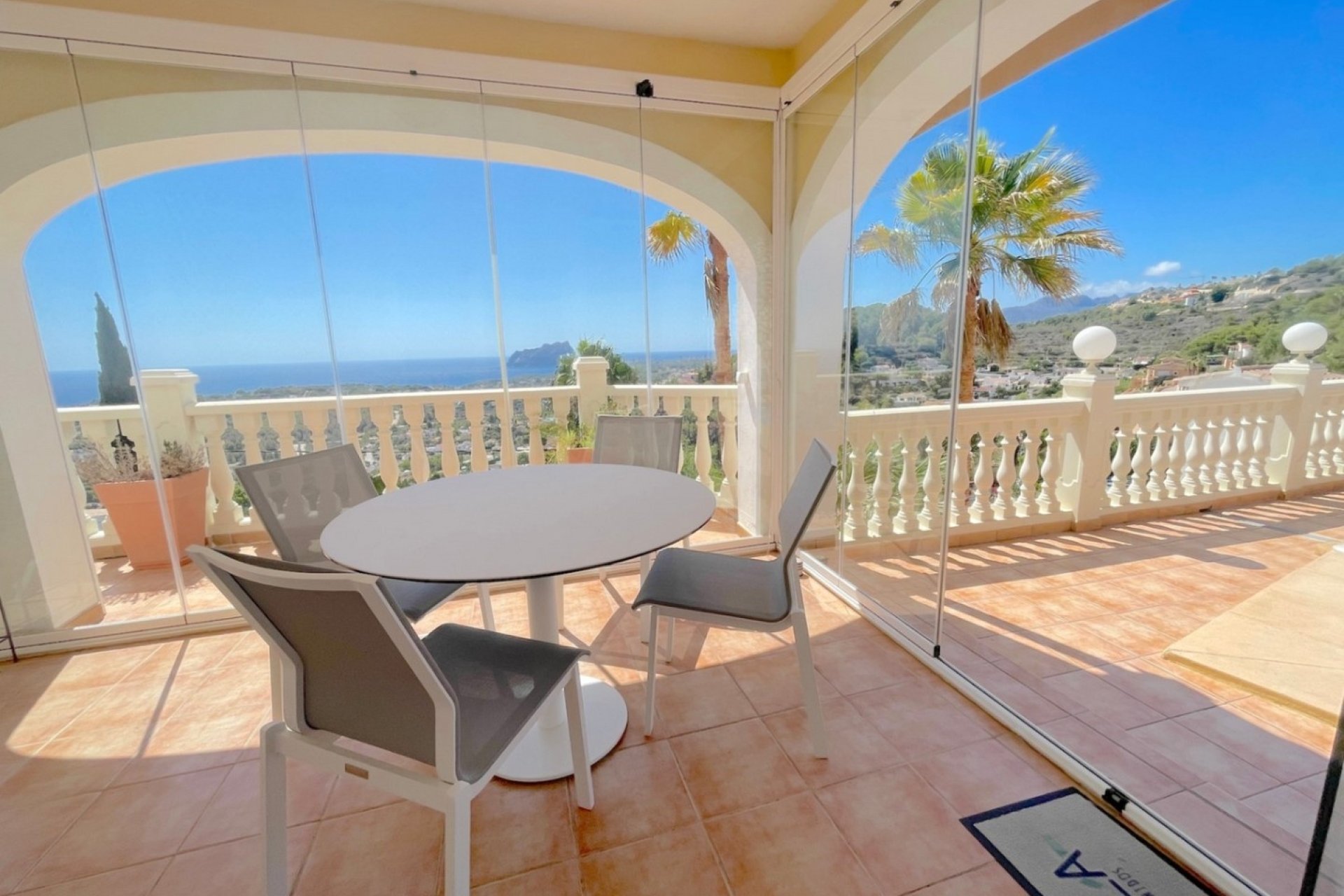 Verglaste Veranda - Luxus-Villa Benimeit Moraira