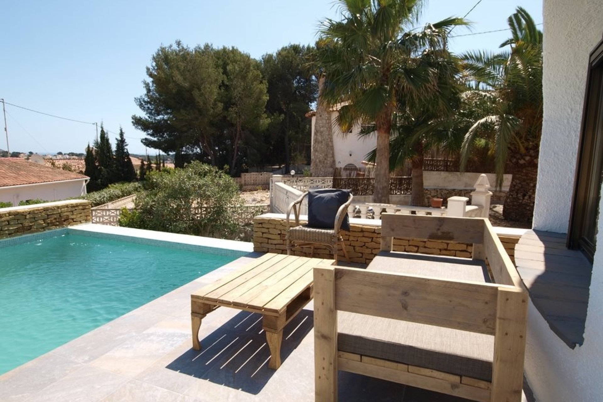 Villa à vendre à Benissa Buenavista, terrasse de la piscine 