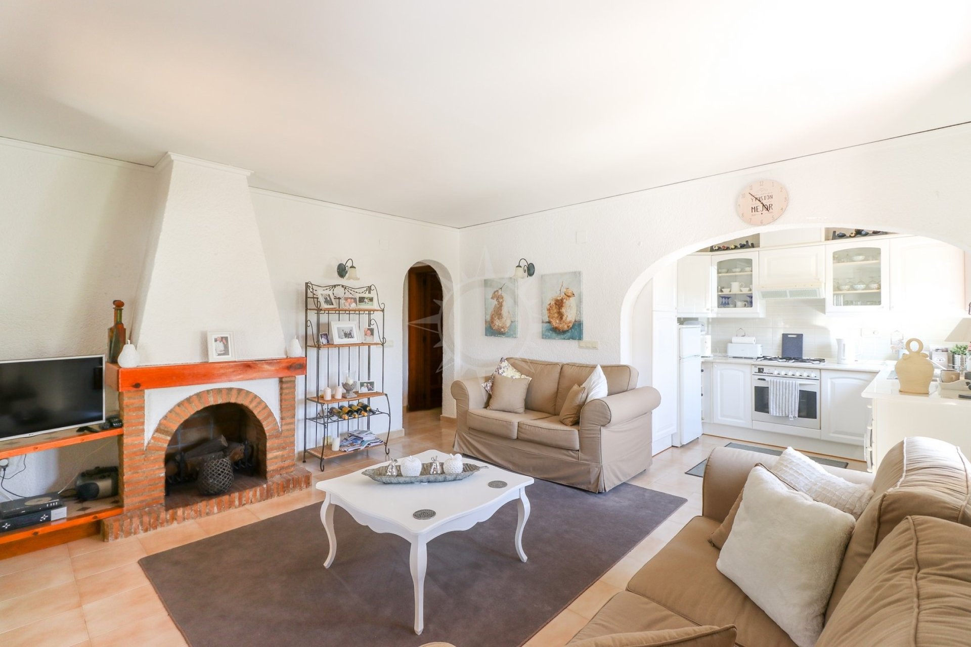 Villa con pequeños jardines privados en venta en Moraira