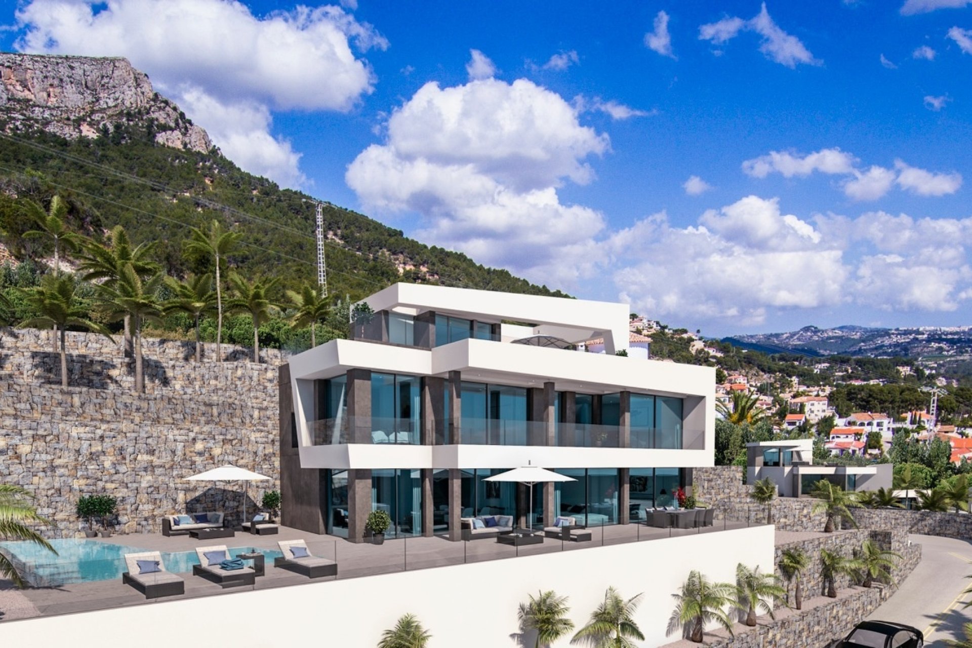 Villa de lujo de obra nueva en venta en Cucarres Calpe