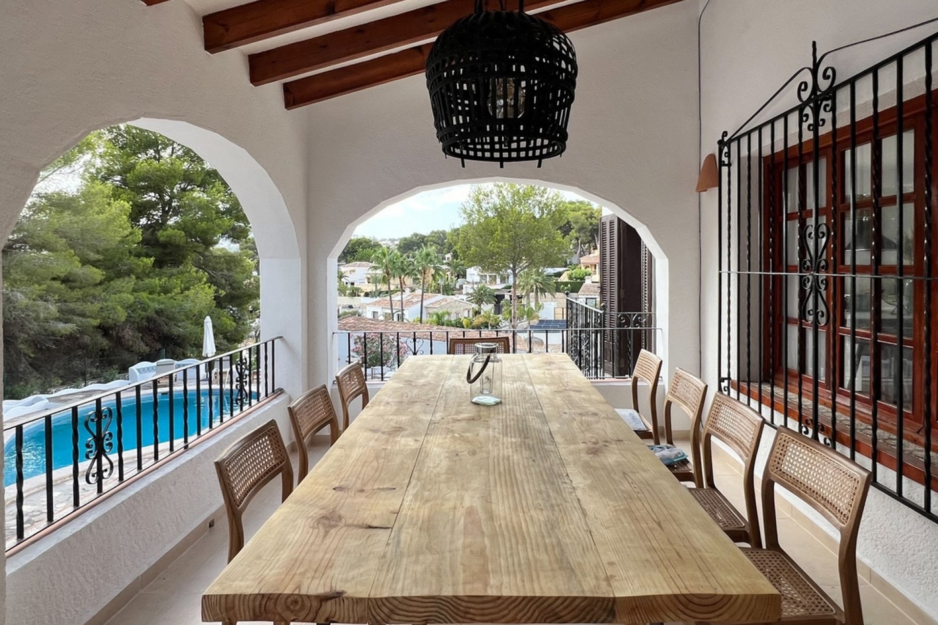 Villa de Lujo en venta en Pla del Mar Moraira - Comedor Exterior