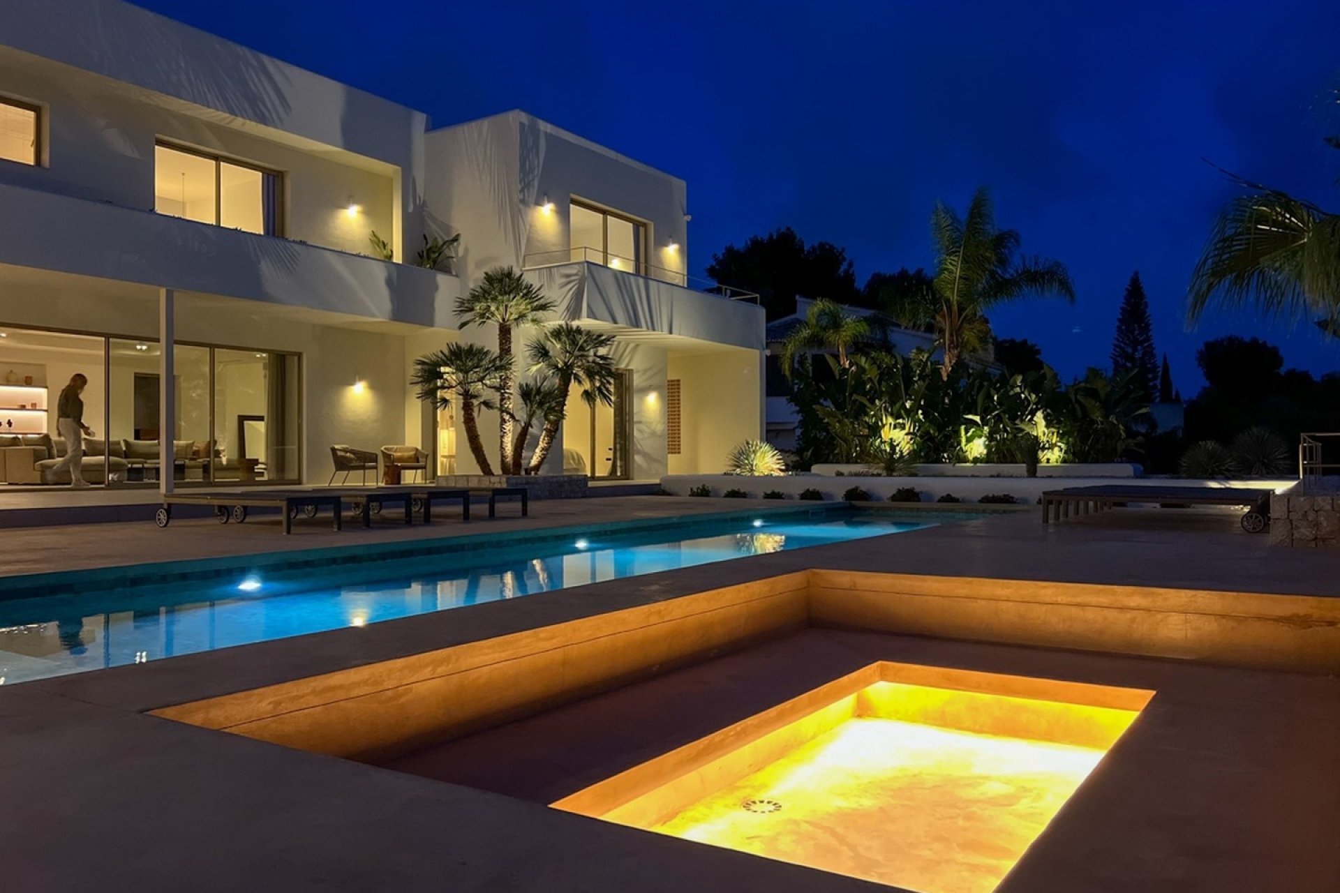 Villa de lujo estilo ibicenco en venta en San Jaime Moraira